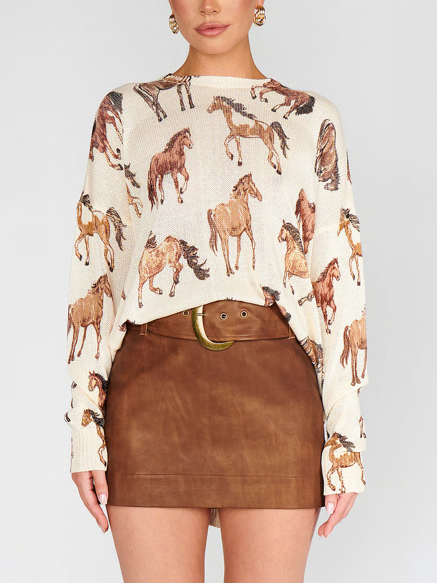 Buy Bonfire Sweater, Wild Horse Knit - Order Sweaters online - Victoria's Secret US | Victoria's Secret (US / CA )