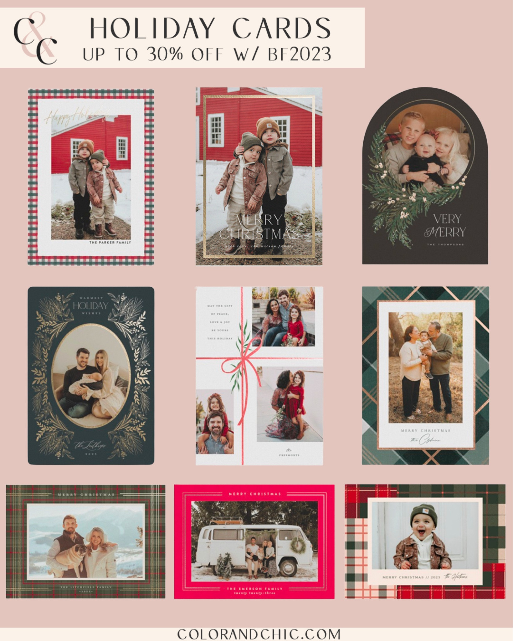 Holiday cards on sale at Minted. Up to 30% off with code BF2024! Love how they make it easy to personalize  

#LTKHoliday #LTKSeasonal #LTKfamily