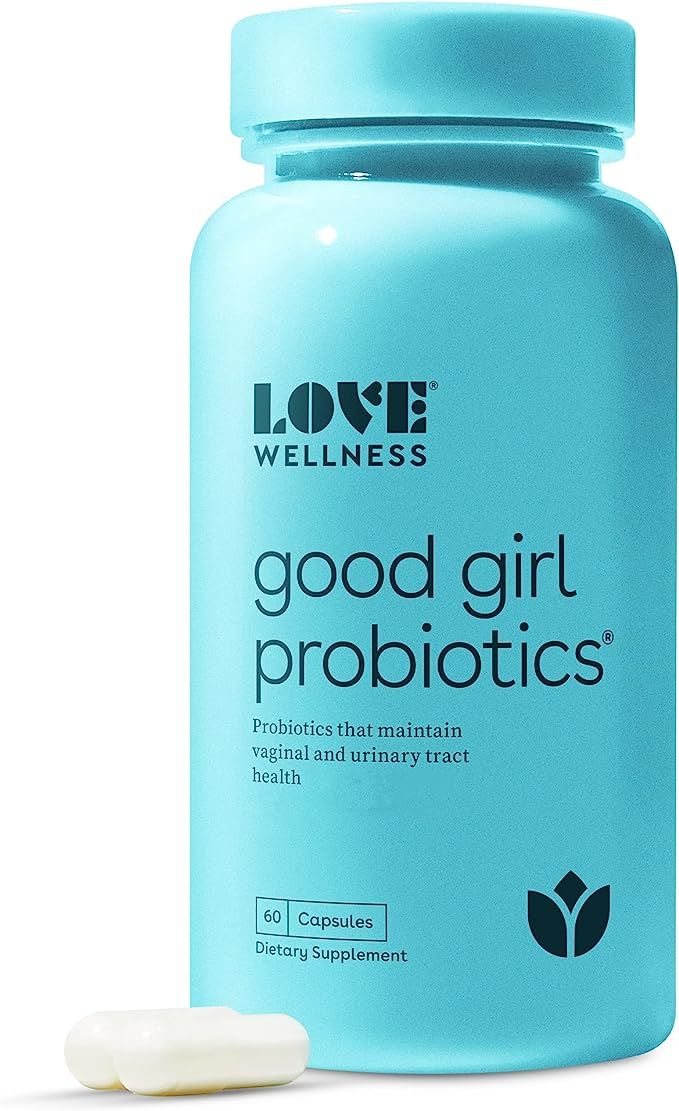Love Wellness Good Girl Vaginal Probiotics, 60 Capsules - Women's Probiotic Supports & Maintains ... | Amazon (US)