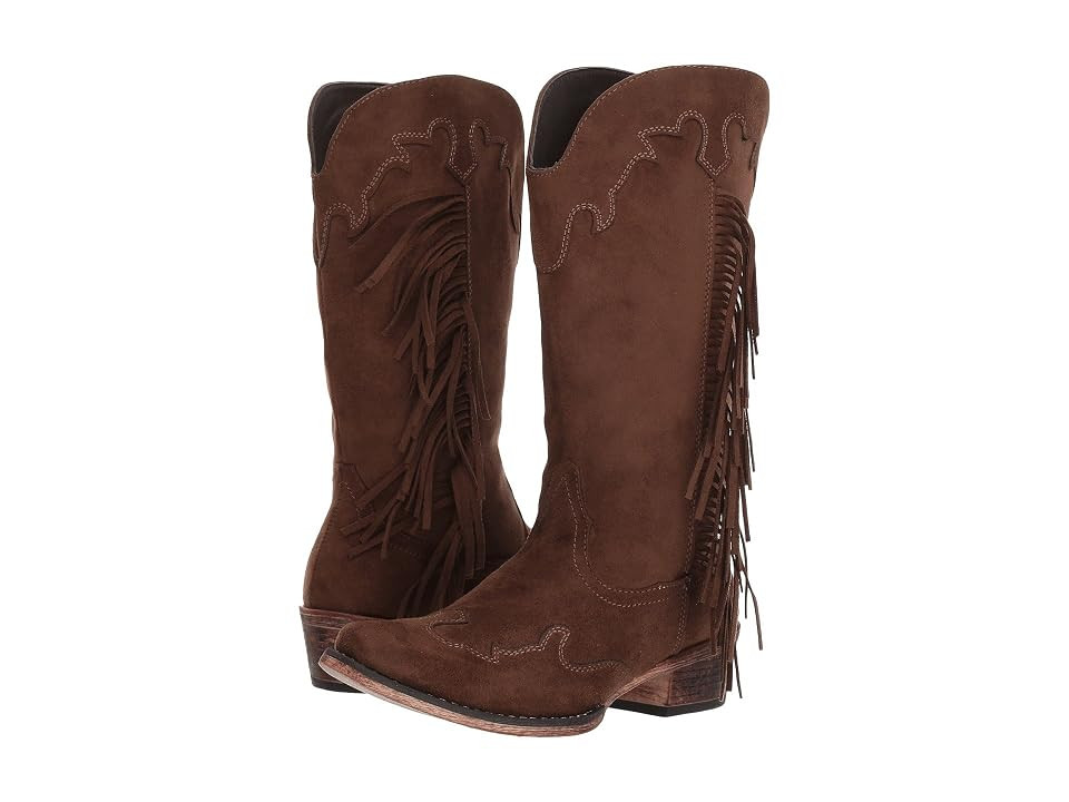 Roper Brianna Cowboy Women's Boots Brown : 10.5 M, Manmade | Zappos