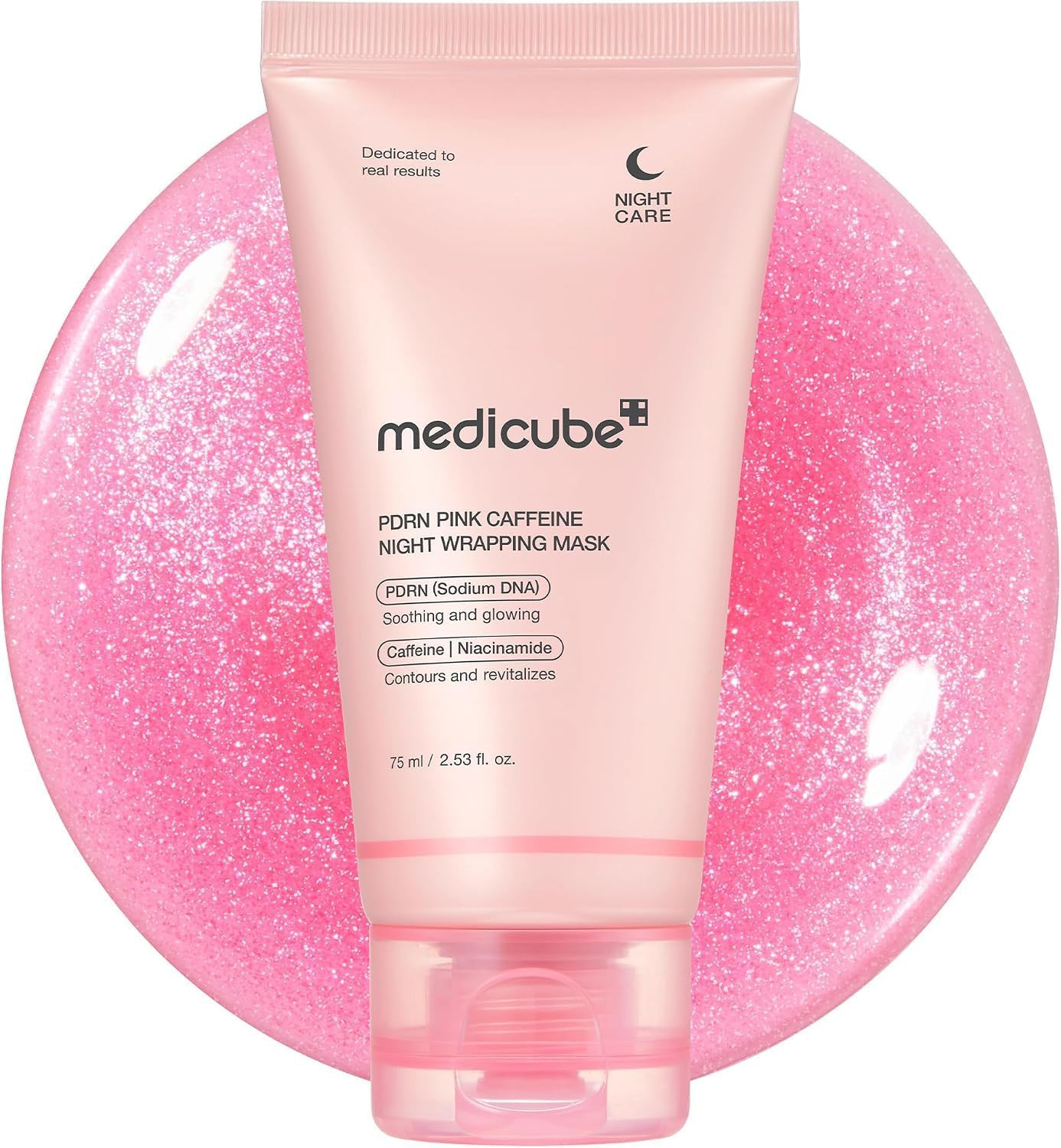 medicube Wrapping Mask PDRN Caffeine - Overnight Peel Off Facial Mask | Amazon (UK)