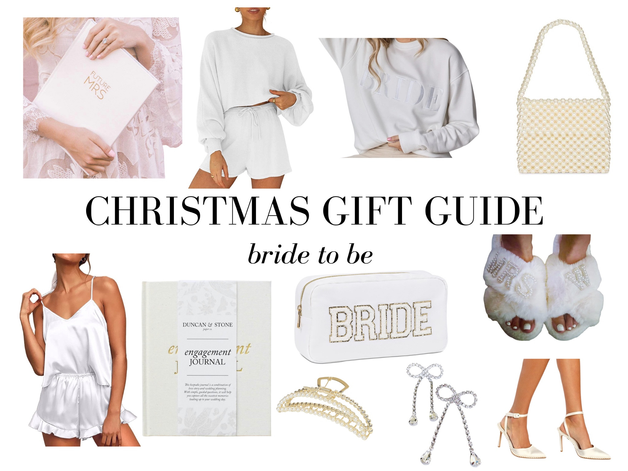 Christmas gift guide: for the future bride 💍

#LTKGiftGuide #LTKwedding #LTKSeasonal