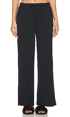 eberjey Gisele Everyday Pant in Black from Revolve.com | Revolve Clothing (Global)