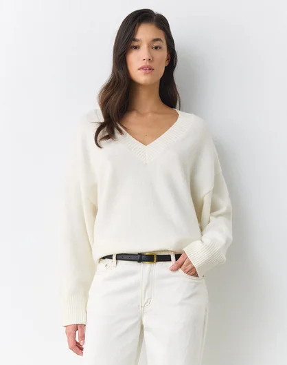 Cosy V Neck Knit Jumper | Glassons (Australia)