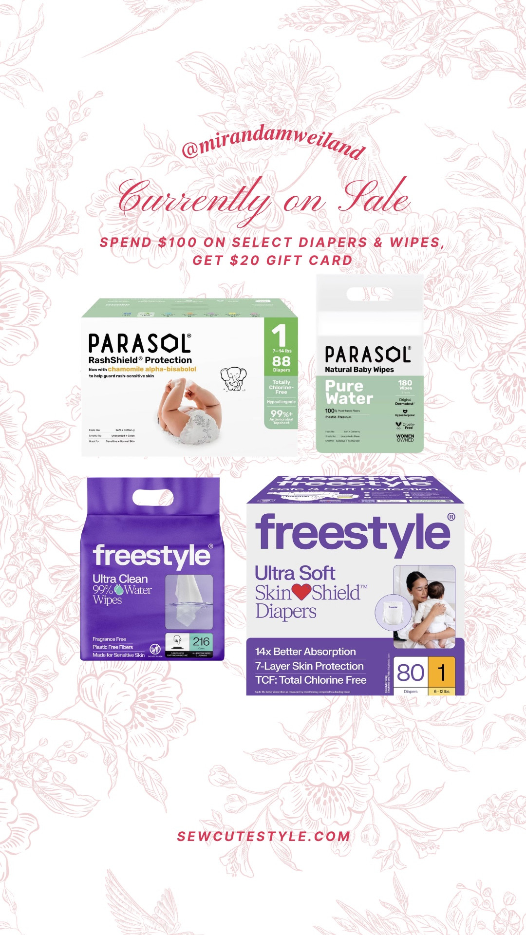 Get a $20 gift card with a $100 diaper or wipe purchase with Target Circle! I always stock up when I see a deal like this. These are my favorite natural “clean” diapers at Target. 

#LTKKids #LTKBaby