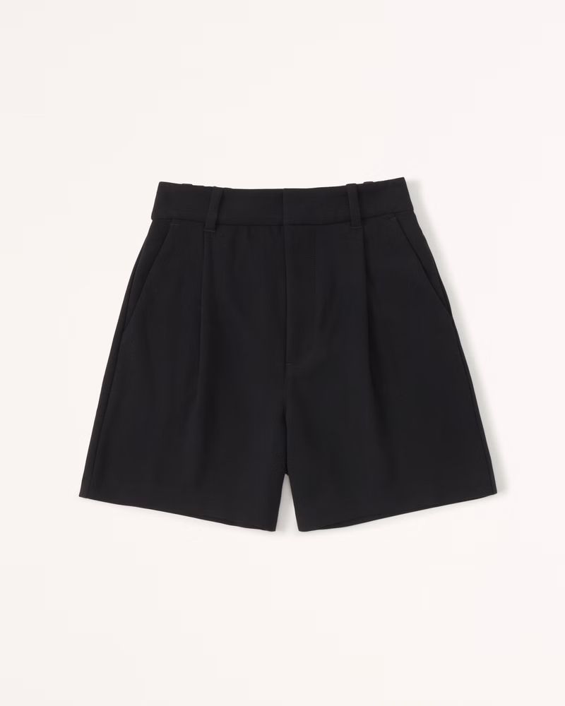 Ultra High Rise Tailored Shorts | Abercrombie & Fitch (US)