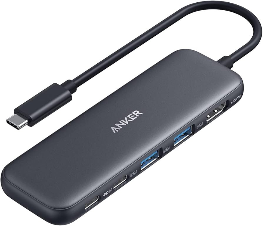 Anker USB C Hub, 5-in-1 USBC to HDMI Splitter with 4K Display, 1 x Powered USB-C 5Gbps & 2\u00d7P... | Amazon (US)