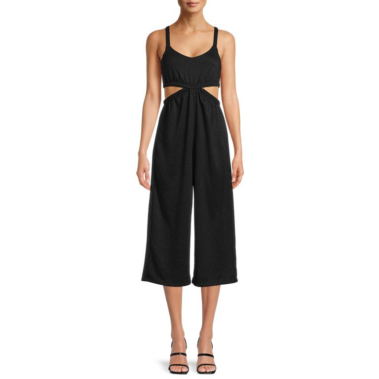 Derek Heart Juniors’ Side Cutout Jumpsuit - Walmart.com | Walmart (US)