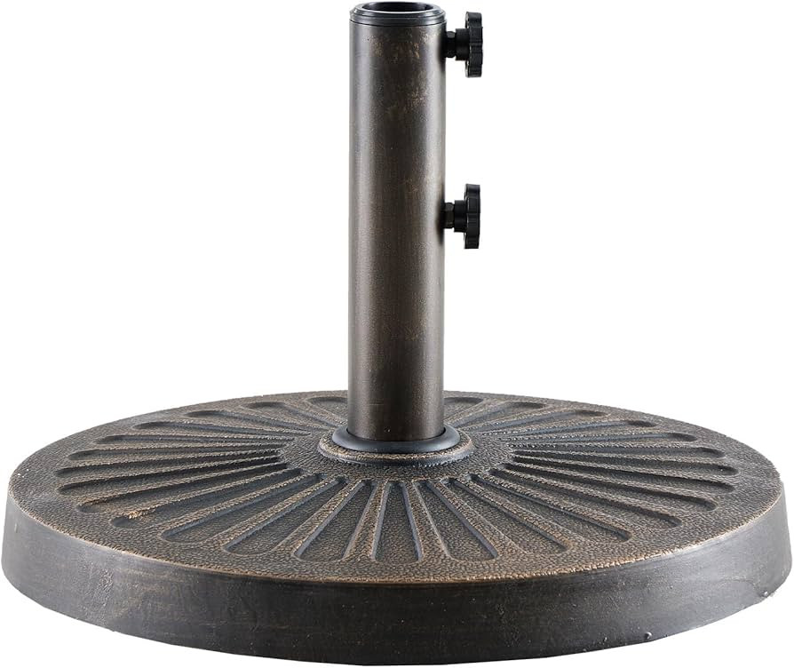 NEWBULIG 30 LBS Patio Umbrella Base, Heavy-Duty Resin Outdoor Umbrella Stand, Weather-Resistant P... | Amazon (US)