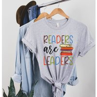 Readers Are Leaders Shirt, Reading Teacher School Librarian Book Lover One More Chapter, Gift | Etsy (US)
