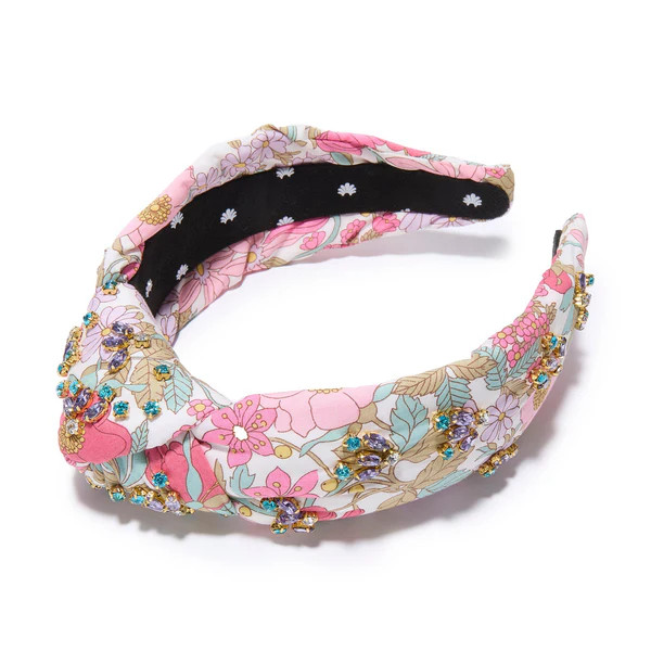 BLOOMING CLARABELL KNOTTED JEWELED LIBERTY HEADBAND | LELE SADOUGHI