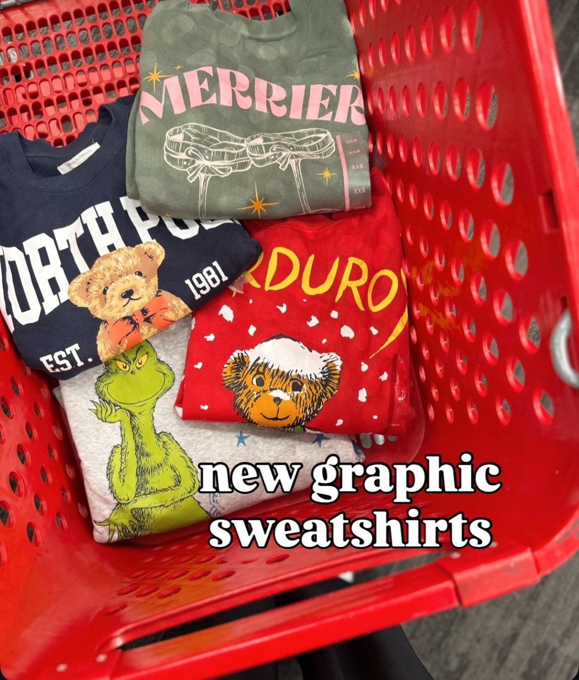 New holiday graphic sweatshirts at target 

#LTKGiftGuide #LTKSeasonal #LTKHoliday