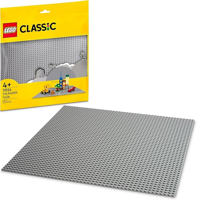 LEGO Classic Gray Baseplate Square 48x48 Stud Foundation to Build, Play, and Display Brick Creati... | Amazon (CA)