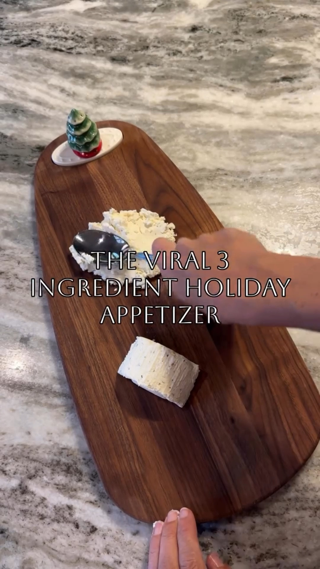 This viral 3-ingredient Boursin Cheese Spread has become my go-to holiday appetizer 🧀🎄🥰

Creamy herb & garlic cheese, salty pistachios, finished with a drizzle of hot honey... it’s sweet, savory, crunchy perfection.

Pro tip➡️Put pistachios in a sealed bag, wrap in a dish towel & smack with a wooden spoon. Stress relief & prep done.

Serve with crackers, bagel chips, or pita & watch it disappear.

✨Save this for your next gathering✨

#HolidayAppetizer #EasyAppetizerRecipe #ViralHolidayRecipe #ThreeIngredientRecipe #NoBakeAppetizer #CheeseBoardInspo #HolidayEntertaining #EasyHolidayHosting #FestiveAppetizers #QuickEntertaining #HotHoneyRecipes #BoursinCheese #PistachioRecipes #CrowdPleaserRecipe #ChristmasAppetizers #EntertainingAtHome #SimpleHolidayRecipes #LastMinuteAppetizers #ElevatedEveryday #GrazingBoardIdeas #HolidayHostingIdeas #AppetizerGoals #FoodieFinds #HolidayFoodInspo #MomsWhoHost #Over40Lifestyle #EasyEntertaining #FestiveFood #RecipeOfTheSeason #HolidayGoToRecipe