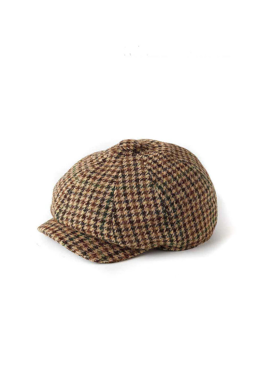 Baker Boy Cap (Hailes Green Tweed) | Holland Cooper