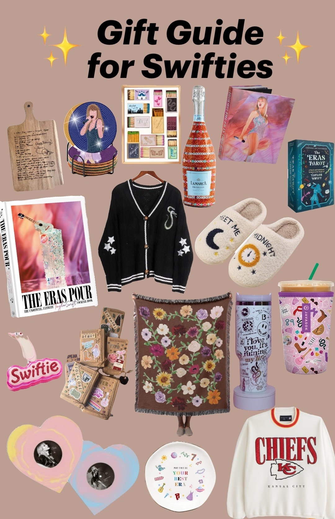 Your official Gift Guide for Swifties ✨
As a Swiftie, here are some gifts I’d actually want! 


Taylor Swift | Gift Guide | Swiftie | Music Lover 

#LTKGiftGuide #LTKHoliday #LTKSeasonal