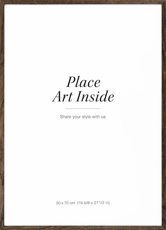 Dark oak frame | Desenio