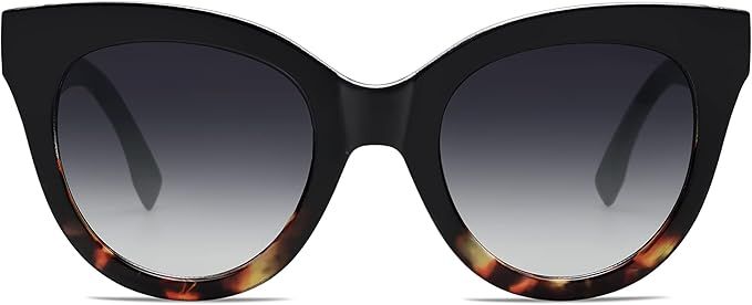 Amazon.com: SOJOS Retro Oversized Cateye Sunglasses for Women Large Vintage Trendy Shades SJ2074,... | Amazon (US)
