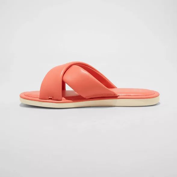 Women's Daisy Crossband Slide Sandals - A New Day™ | Target