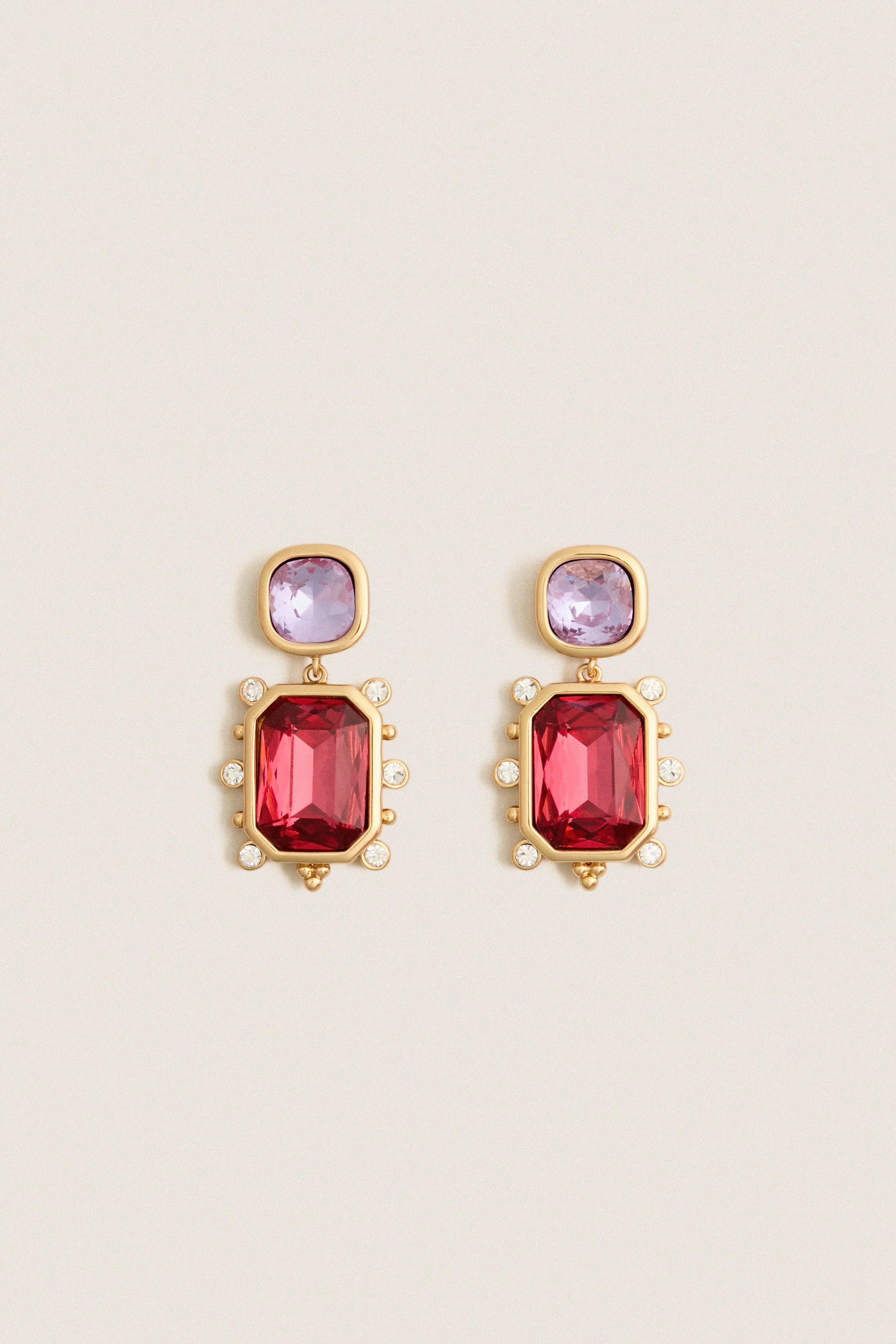 Lavender and Garnet Fantasia Earrings | Tuckernuck (US)