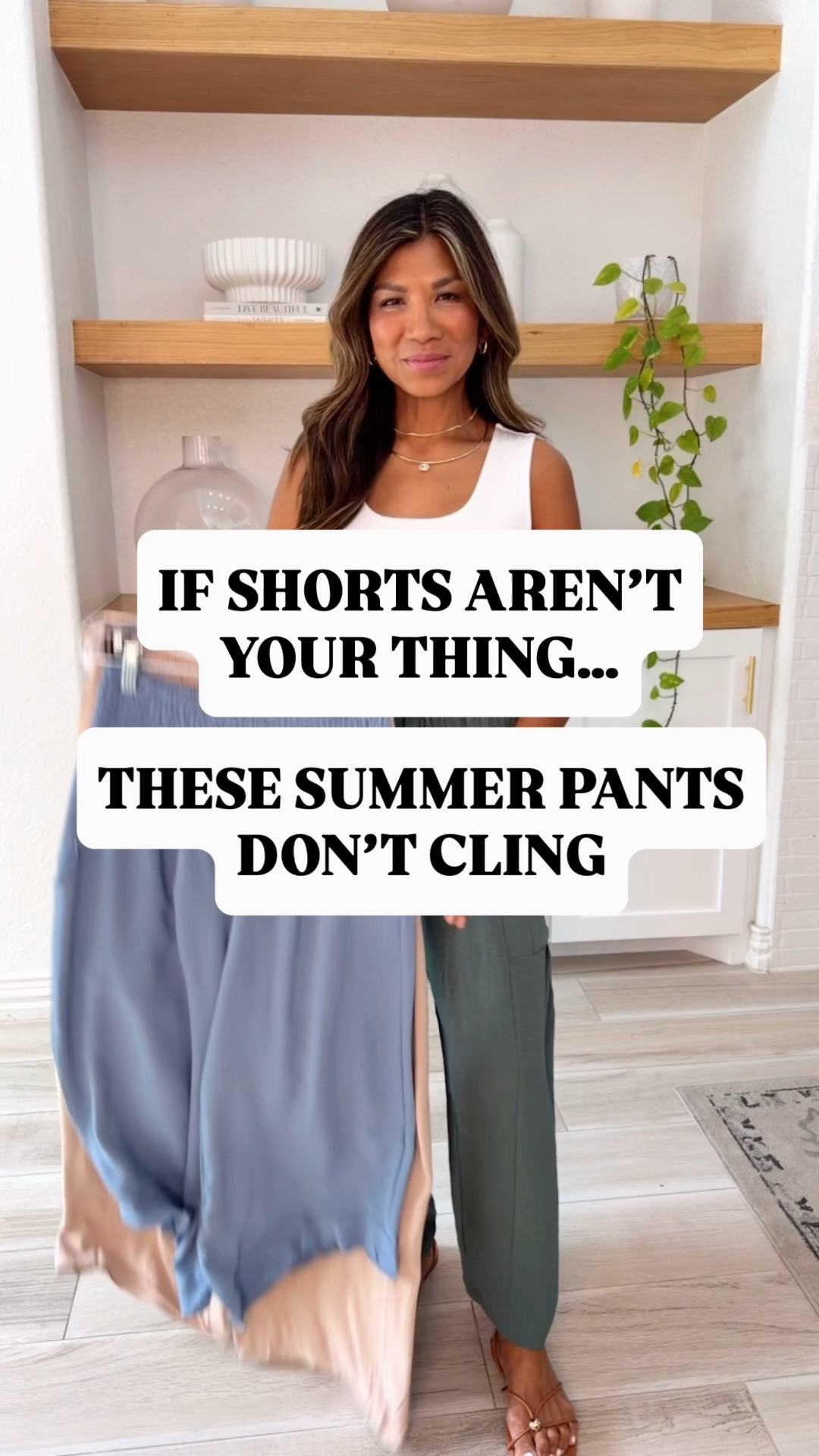 I’m 5’2” 118#ish for reference 
Wearing small in all of these pants tts.See colors below.
All tops are also in size small tts. 
1st-Green
2nd- Khaki(this is linen).
3rd -stripe
4th-blue
5th-brown
Sandals tts.
Accesories are linked
Also great on vacations, travel, airport, everyday, work, teacher, cruise.
Summer outfits, comfy pants, Amazon finds, over 50 style, midlife fashion, petite fashion,midlife women, affordable fashion, fashion over40

#LTKOver40 #LTKPetite #LTKmomlife
