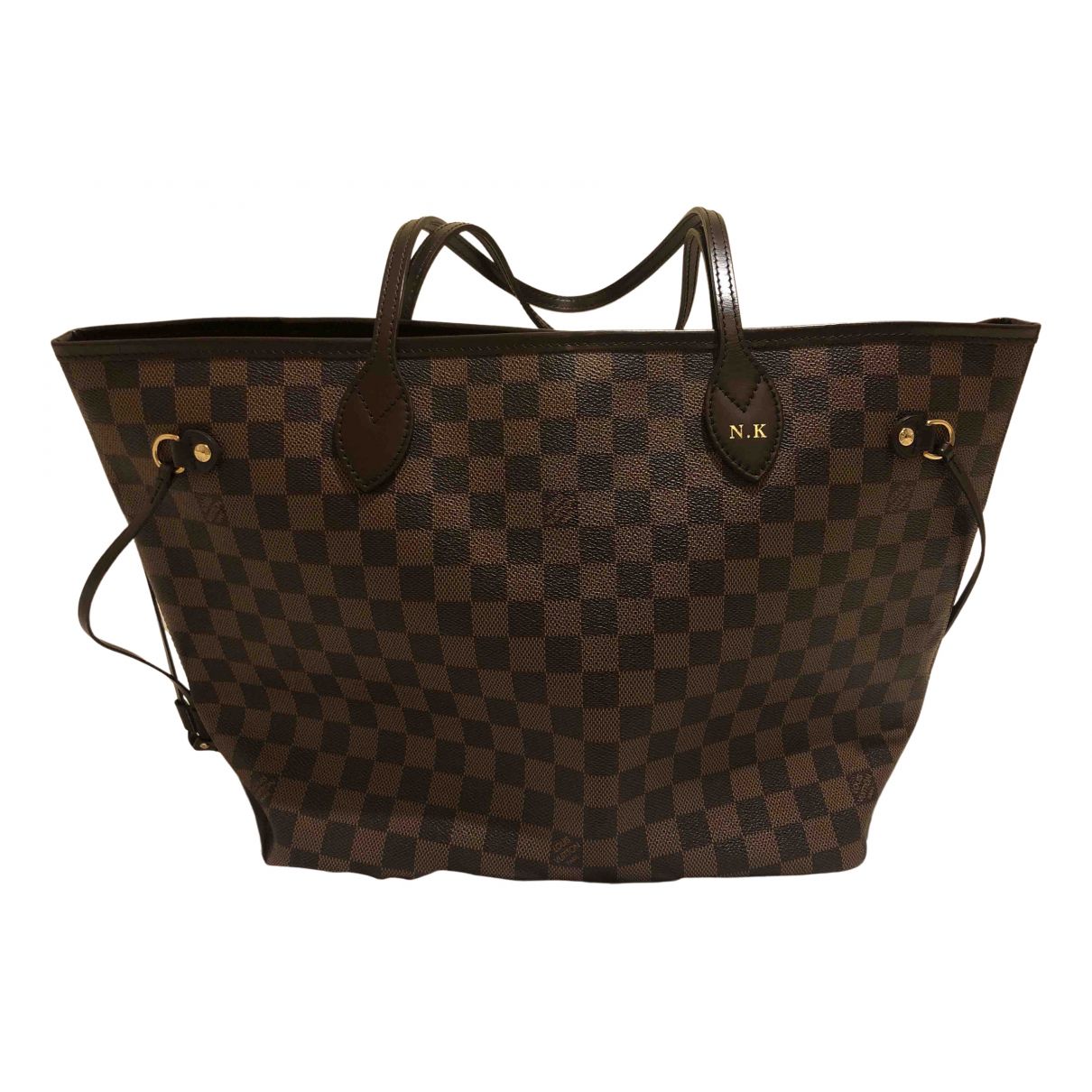 Louis Vuitton Neverfull Brown Patent leather Handbags | Vestiaire Collective (Global)