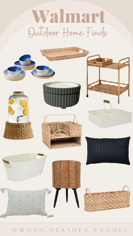 Walmarts home decor is sooo good right now. I love all the vibes of these pieces.  Perfect for outdoor entertainment!

#LTKSeasonal #LTKhome #LTKfamily