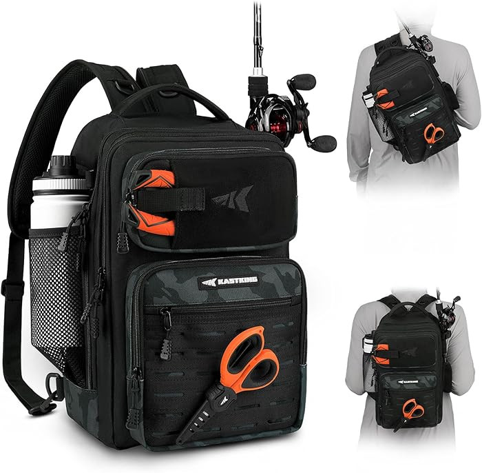 KastKing BlowBak Tactical Sling Tackle Bag-Lightweight Fishing Backpack Storge Fishing Gear and E... | Amazon (US)