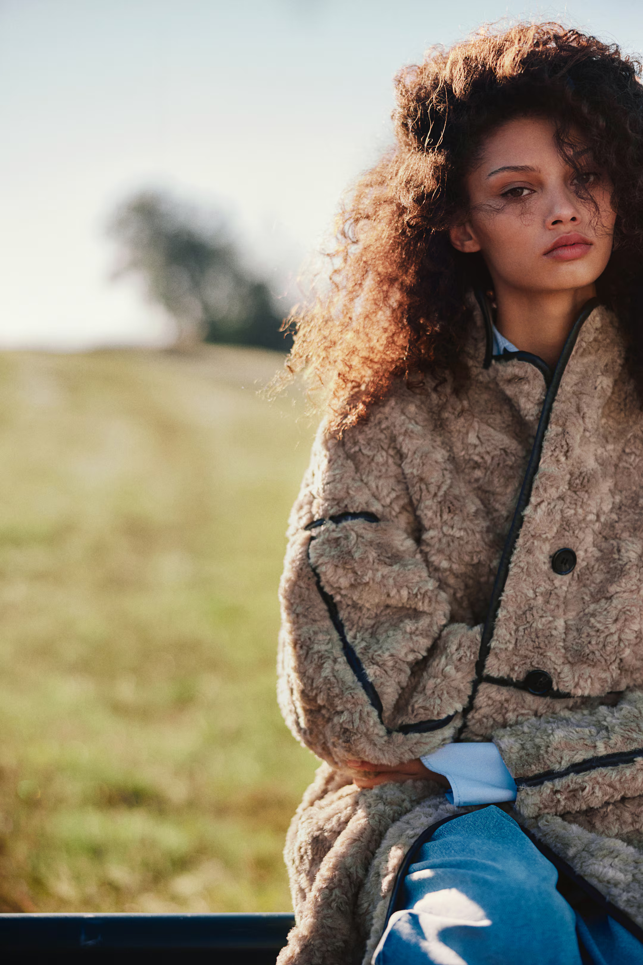 Teddy coat - Beige - Ladies | H&M GB | H&M (UK, MY, IN, SG, PH, TW, HK)