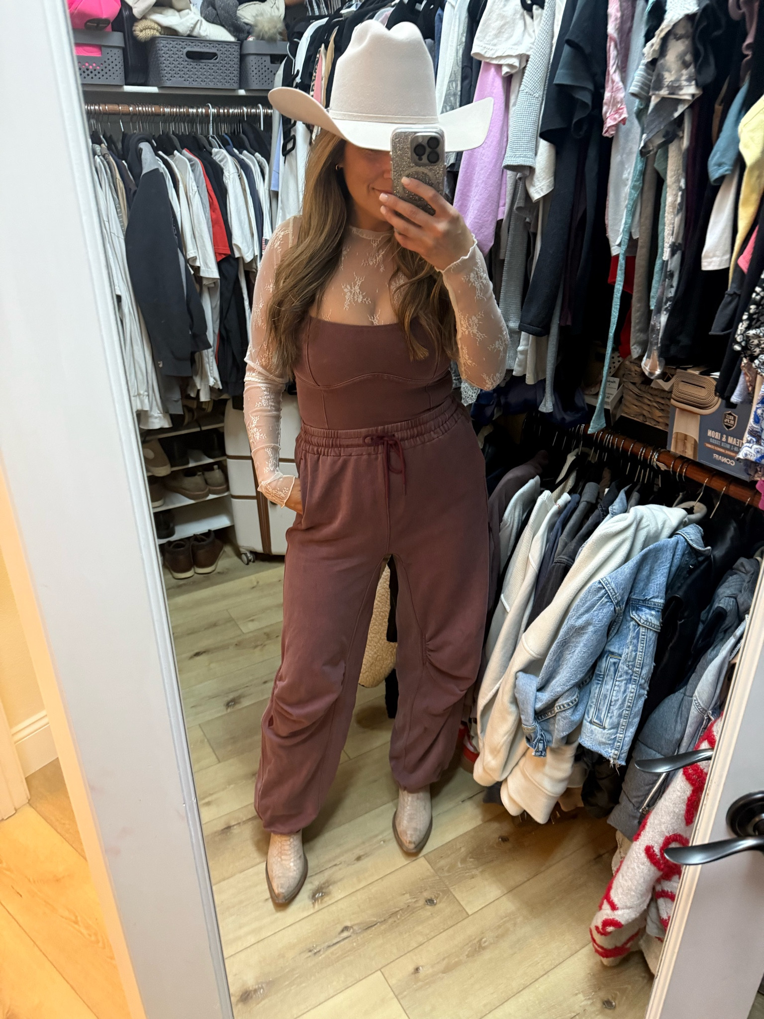 Wearing size xs in onesie for a more fitted fit 

#LTKStyleTip #LTKSaleAlert #LTKFindsUnder100