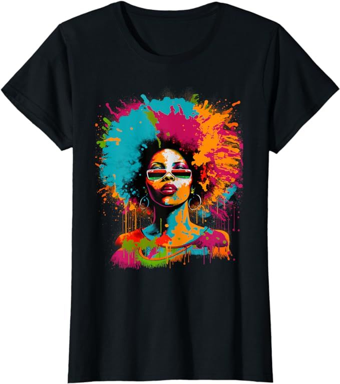 Black History Month African American Black Queen Juneteenth T-Shirt | Amazon (US)