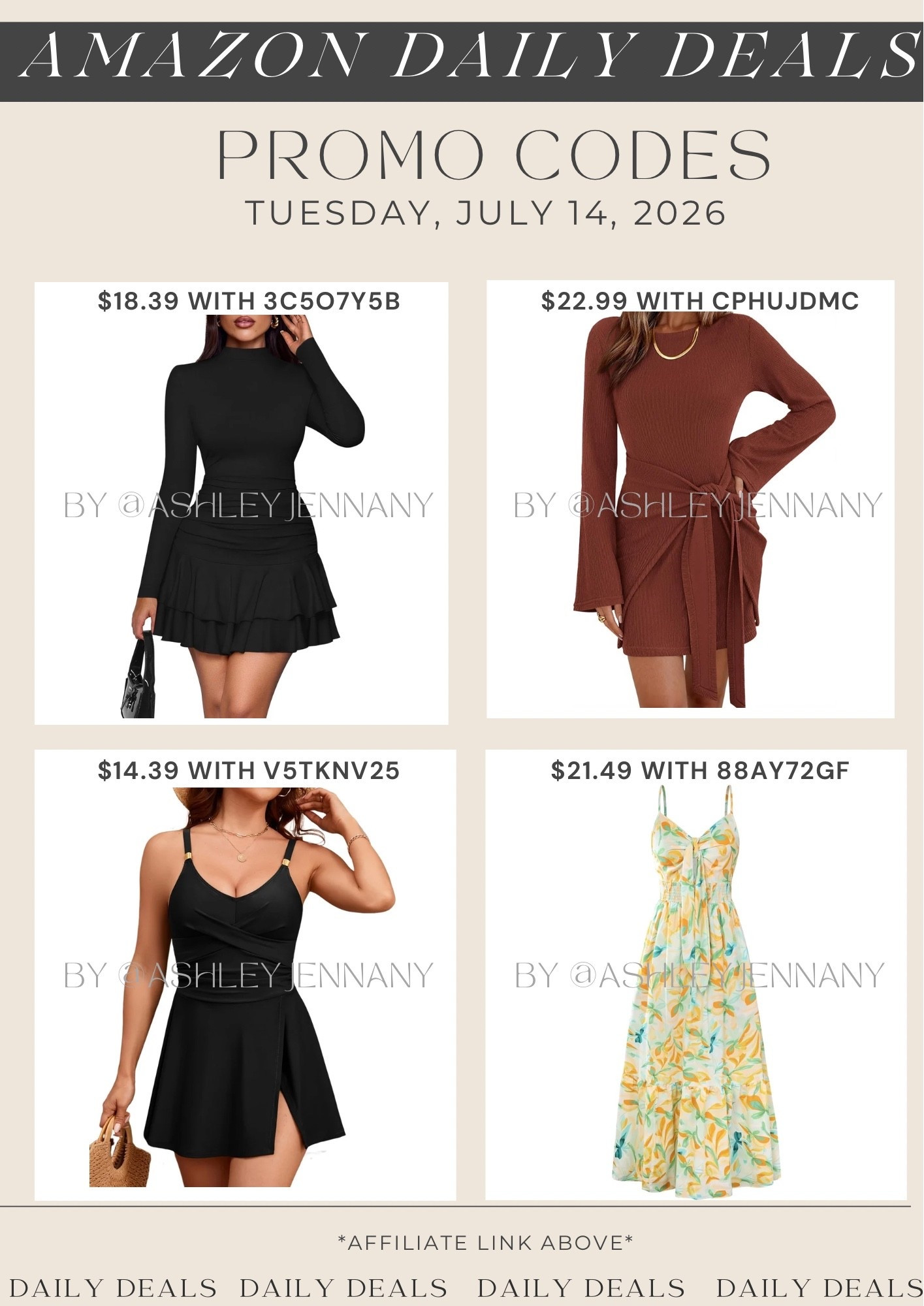 Amazon deals

#LTKSaleAlert #LTKMidsize #LTKootd