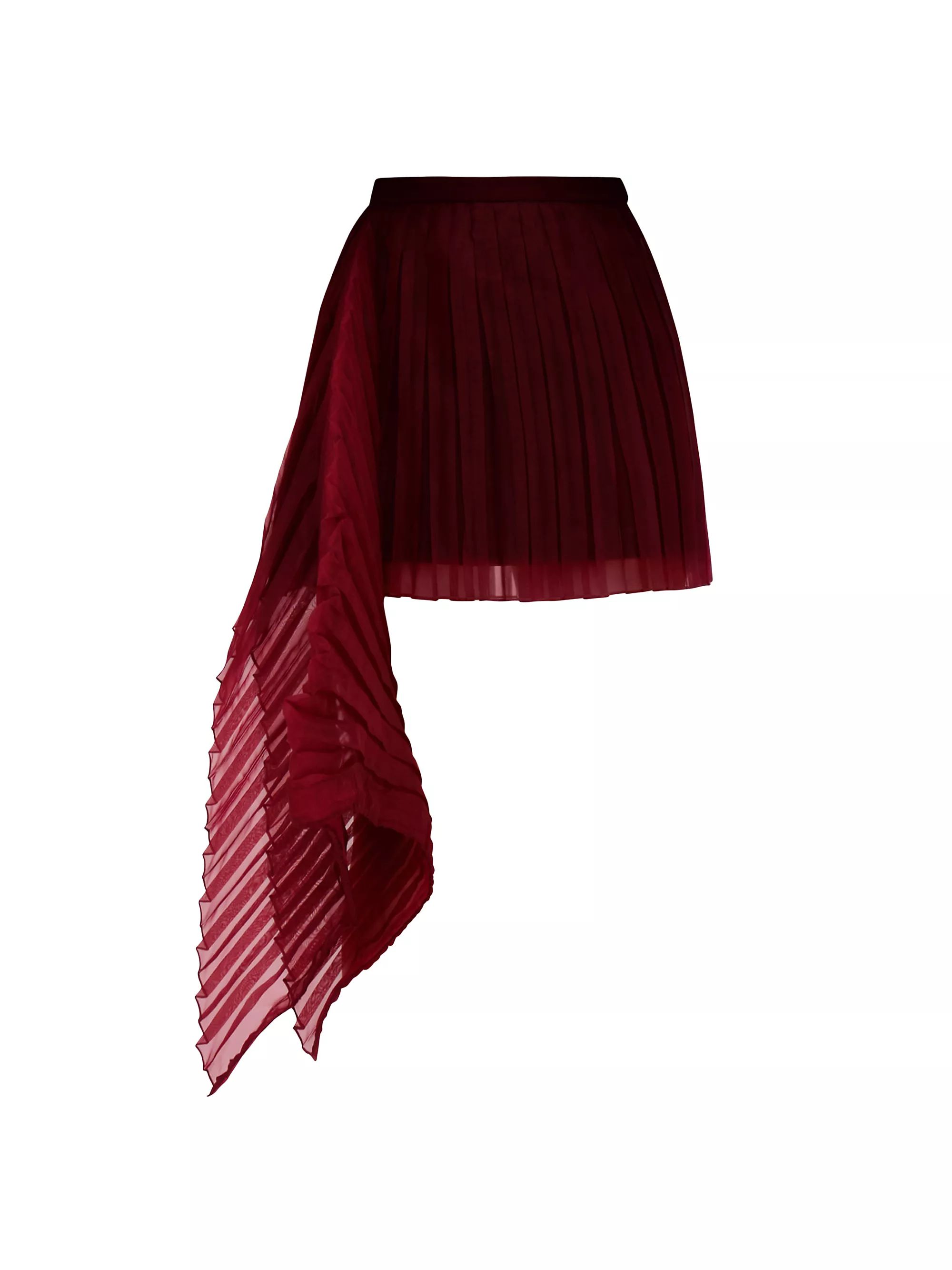 Ime Pleated Draped Miniskirt | Saks Fifth Avenue
