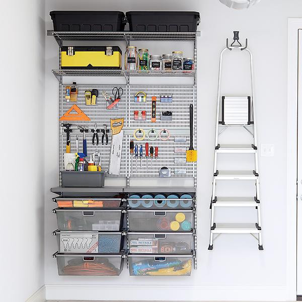 Platinum Elfa Utility Small GarageSKU:100760140.0No Reviews | The Container Store