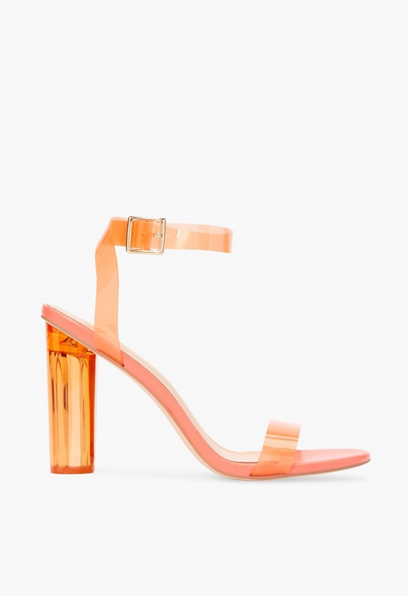 Hanna Transparent Heeled Sandal | JustFab