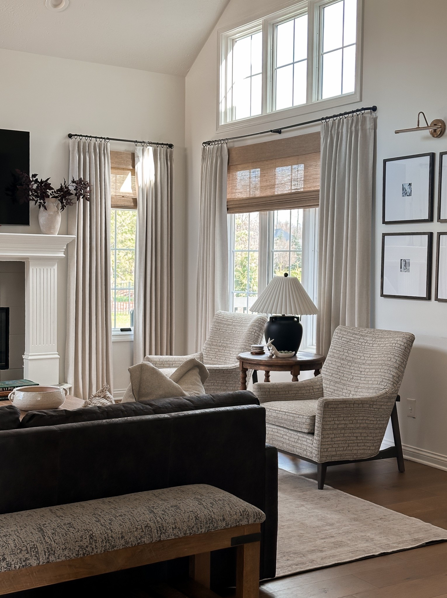 Proof that curtains can complete a room! 
My favorite affordable Amazon pinch pleated curtains! 
2 panels under $76! 

Amazon curtains, affordable curtains, window treatments, pinch pleated curtains, bamboo shades 

#LTKHome #LTKStyleTip #LTKFindsUnder100