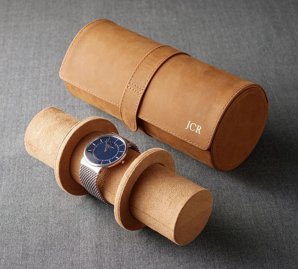Grant Leather Watch Roll | Pottery Barn (US)