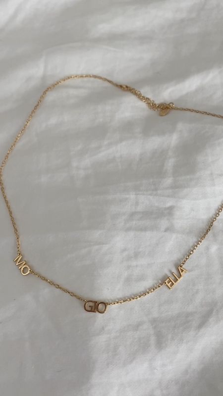 I just got this beautiful gold personalized necklace with the kids names on it ❤️ 30% off today with code ‘3day30’ 

Gold necklace, The Sis Kiss, personalized jewelry, name necklace, gift idea, gift idea for mom, Mother’s Day gift, layered necklace

#LTKsalealert #LTKfindsunder100 #LTKVideo