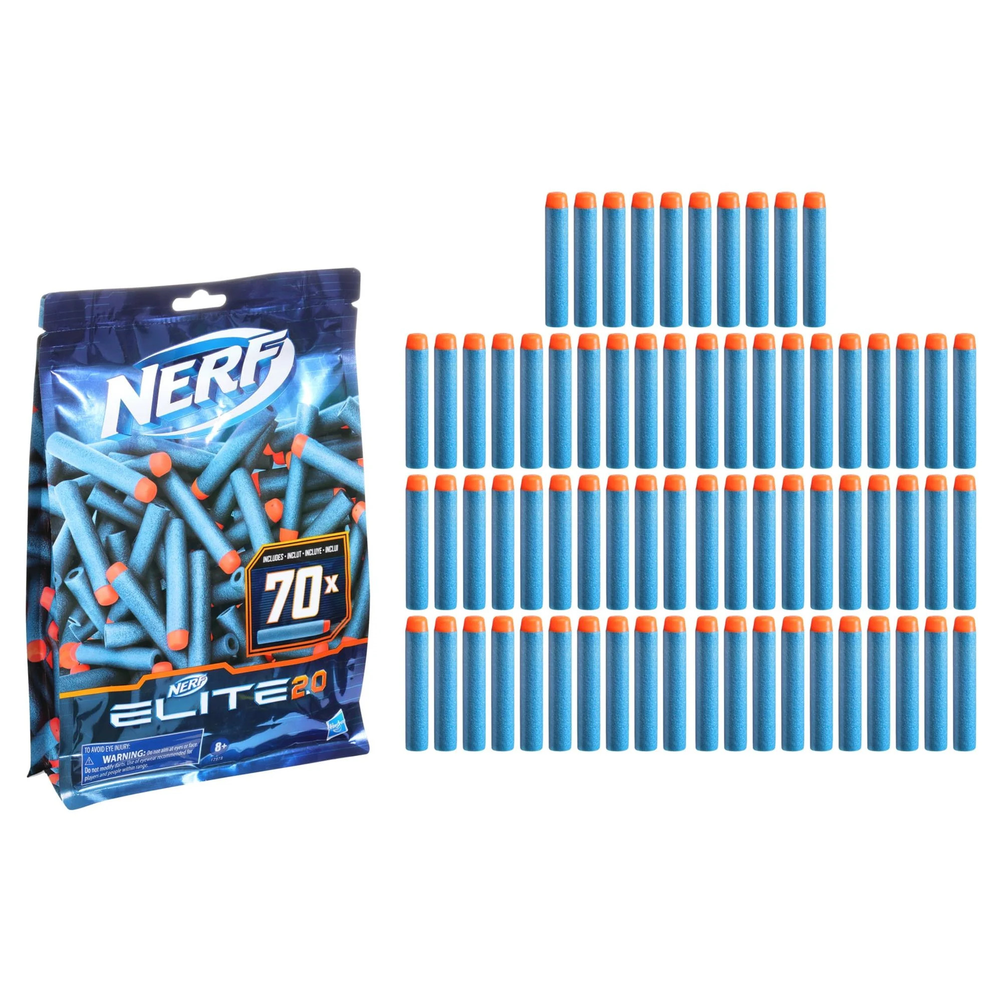 Nerf Elite 2 0 70-Dart Refill Pack, Includes 70 Official Nerf Elite 2 0 Darts, Holiday Gifts for ... | Walmart (US)