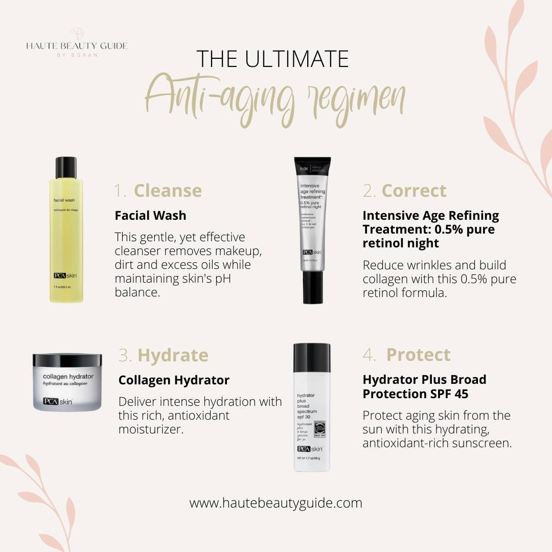 ✨ Your future skin is calling—and she's thriving. ✨ Ready to simplify your anti-aging routine and actually see results? Meet the ultimate lineup from PCA Skin:

🧼 Cleanse – Facial Wash for a fresh, balanced start
🌙 Renew – Intensive Age Refining Retinol to smooth + firm
💧 Hydrate – Collagen Hydrator for that bouncy, plump glow
☀️ Protect – SPF 45 because sunscreen = the real MVP

No 12-step chaos, no guessing games—just smart, science-backed skincare that actually works. Think of it as your "enchanted" era, but for your face. 🌸

Tap the link in bio to shop the routine your skin will thank you for—today and 10 years from now. 🛍️ #PCASkin #AntiAgingRoutine #GlowGoals #SmartSkinCare #SkincareThatWorks #healthyskinera 
.
.
#ultimateantiaging #pcaskincare #skincareregimen #rejuvenateyourskin #youngerlooking #flawlessskin #beautysecret #skincareobsessed #glowingskin #beautyhacks #beautyjunkie #skinhealth #antiagingproducts #healthyskin #skincaregoals #skincaretips #skincarecommunity #hauteguide #beautyreviews #shopnow #gamechanger #skinlove
