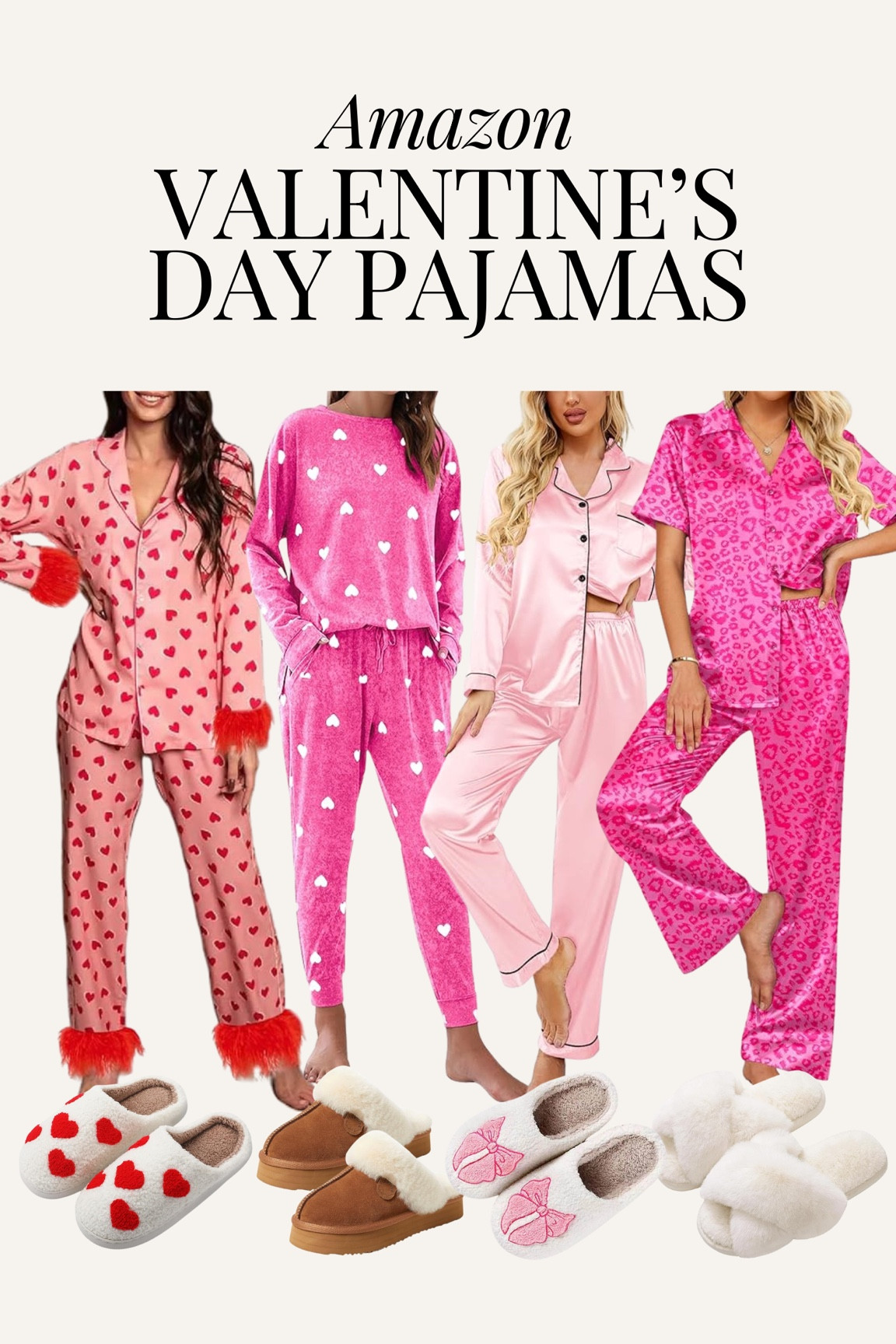 Amazon Valentine’s Day pajamas I love! Heart pajamas, bow pajamas, free people similar pajamas, cute pajamas, Vday outfit, galentines outfit , Vday gift 

#LTKSeasonal #LTKFindsUnder50 #LTKGiftGuide