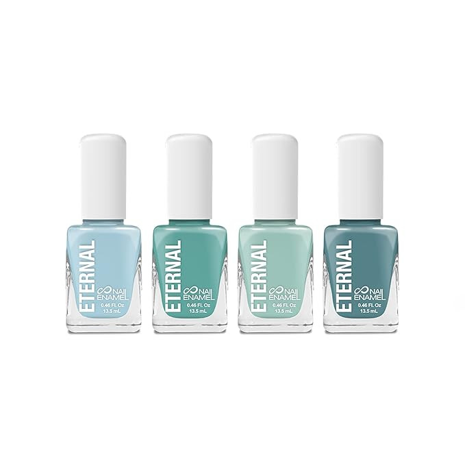 Eternal Collection – 4 Piece Set: Long Lasting, Quick Dry, Mirror Shine Nail Polish – Hardene... | Amazon (US)