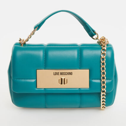 Green Quilted Crossbody Bag | TK Maxx