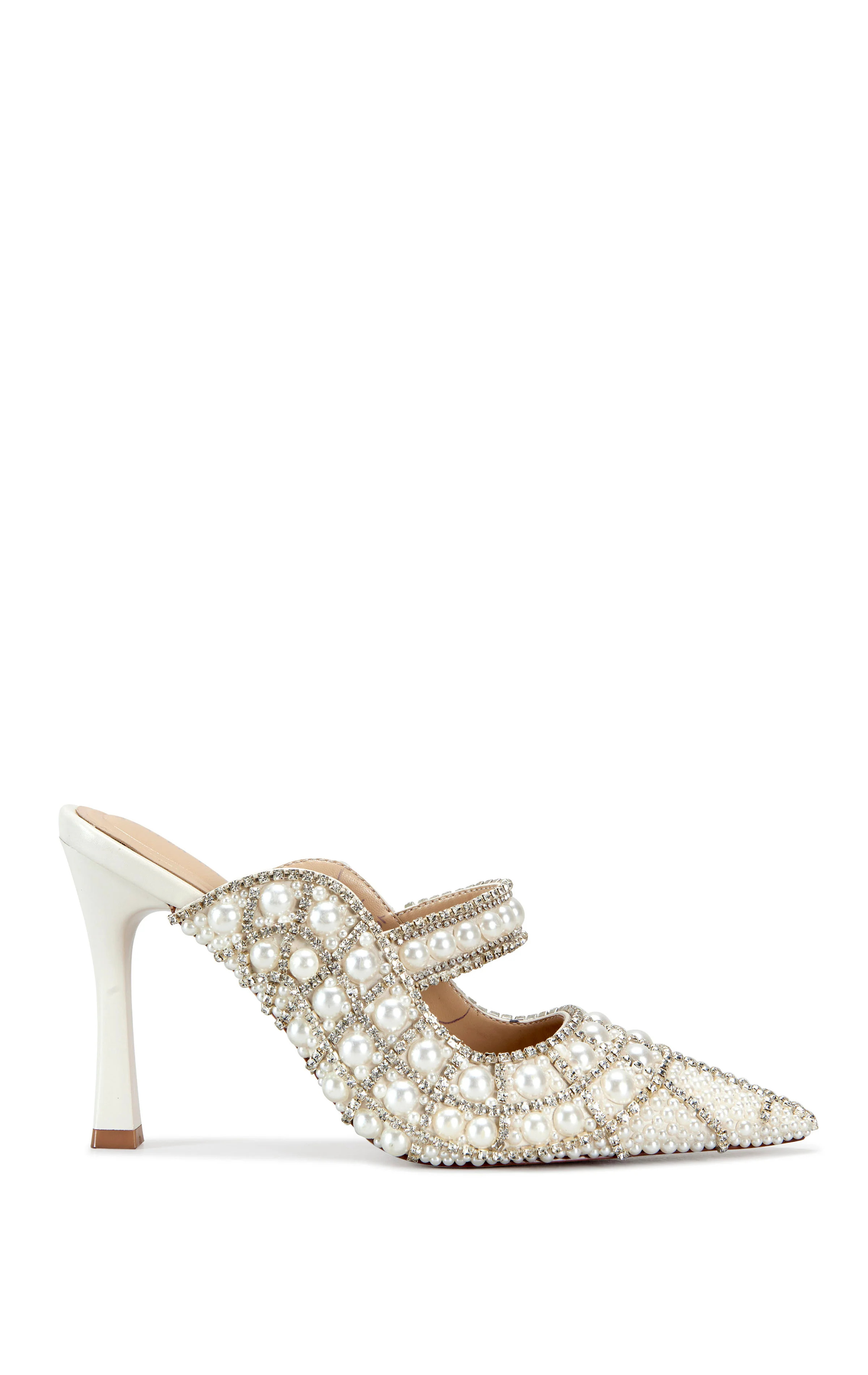 ENYA-SILVER STILETTO PUMP | Azalea Wang