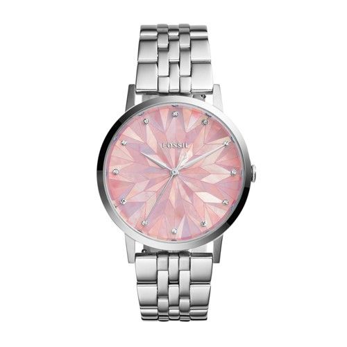Fossil Vintage Muse Three-Hand Stainless Steel Watch Es4167 Pink | Fossil (US)
