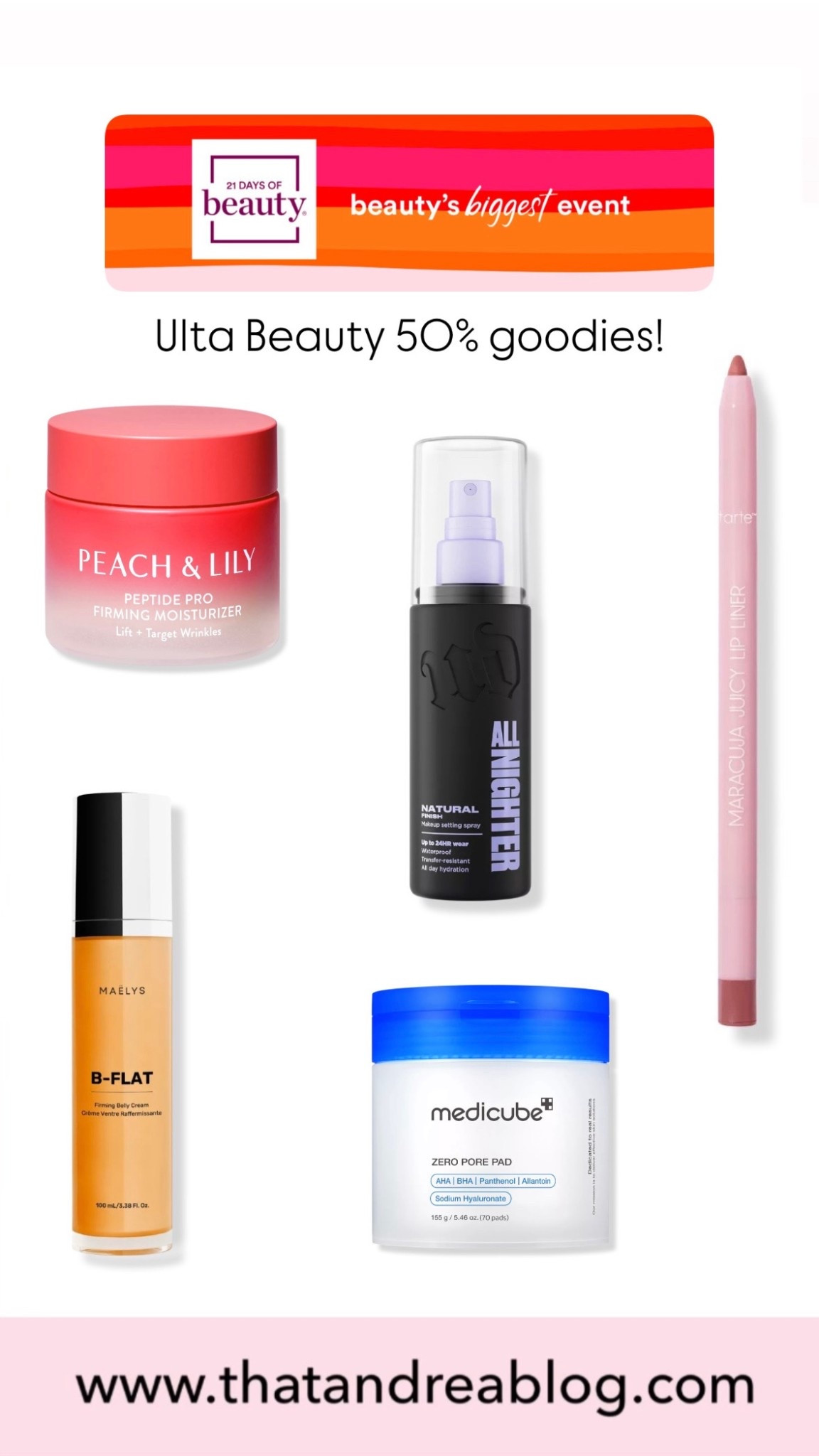 Ulta 21 days of beauty
Ulta beauty 
Ulta sale 
Ulta beauty sale 
@ulta 

#LTKgrwm #LTKSaleAlert #LTKBeauty