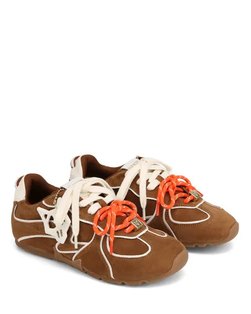 Naked Wolfe Adored Suede Sneaker in Tan/white at Nordstrom, Size 6 | Nordstrom