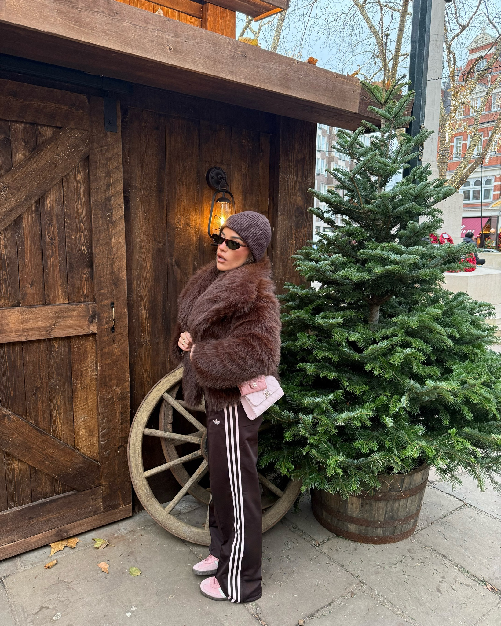 Brown obsessed. I love this outfit such a cute Christmas outfit vibe. Love the cool vibe with the adidas trousers. 

#LTKwinter #LTKstyletip #LTKfestive