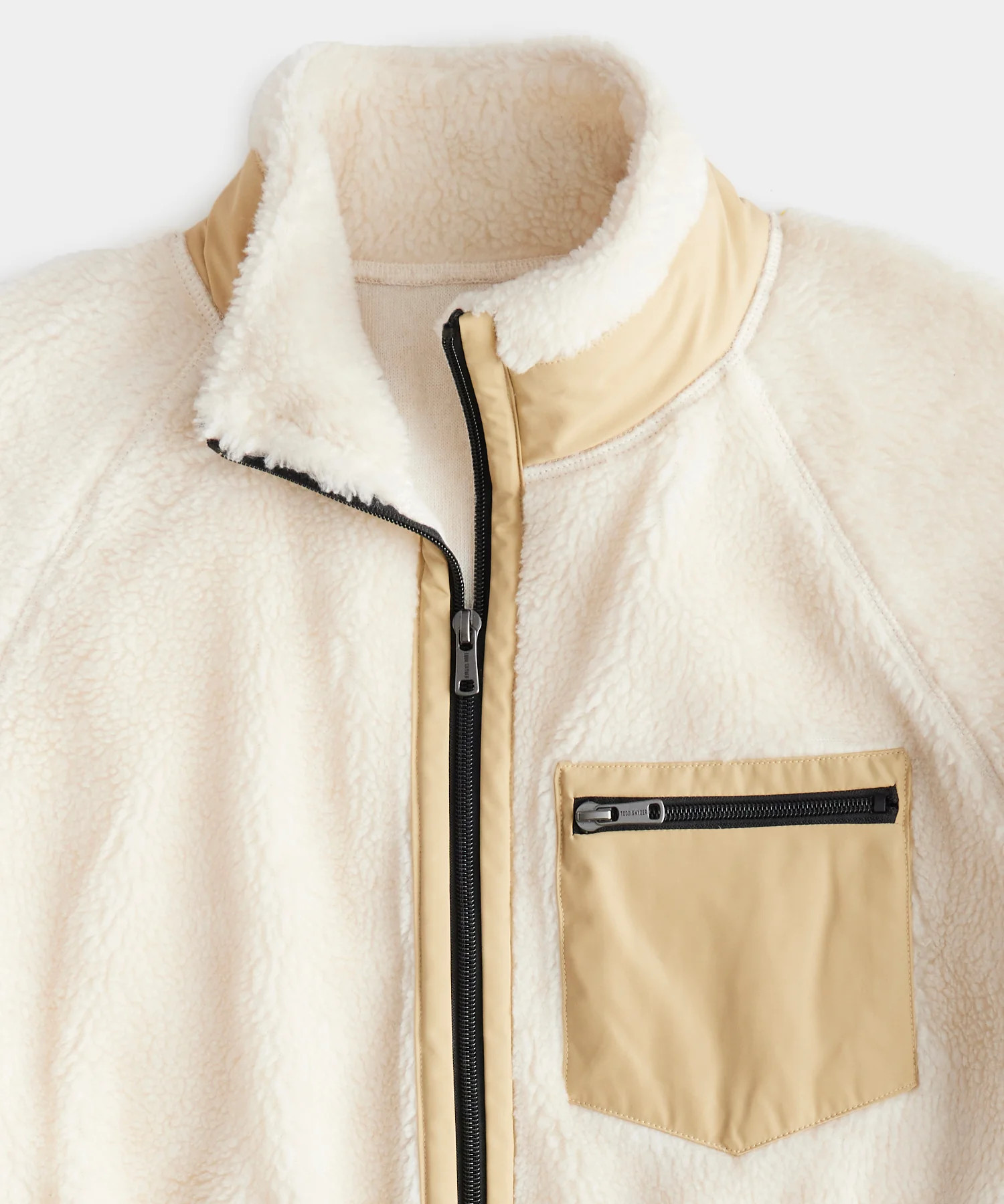 Adirondack Fleece Full-Zip Jacket in Vintage White | Todd Snyder
