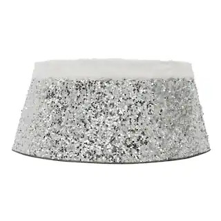 27" Silver Sequins & Faux Fur Tree Collar by Ashland® | Michaels Stores